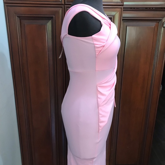 Pink CBR Fitted Dress - Picture 3 of 5
